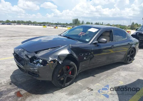 2013 Maserati Quattroporte S из США, поврежденный, VIN ZAM39NKA7D0069436